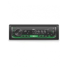 Автомагнитола ACV AVS-816BG 1din/зеленая/Bluetooth/USB/AUX/SD/FM/4*50