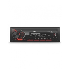 Автомагнитола ACV AVS-814BR 1din/красная/Bluetooth/USB/AUX/SD/FM/4*50