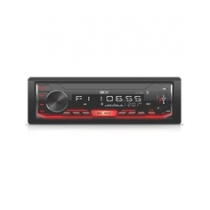 Автомагнитола ACV AVS-816BR 1din/красная/Bluetooth/USB/AUX/SD/FM/4*50