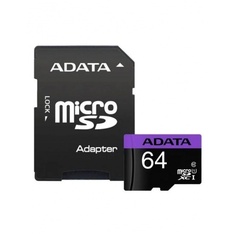 Карта памяти A-Data microSDXC 64Gb (AUSDX64GUICL10-RA1)