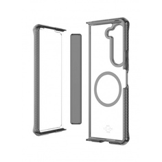 Чехол силиконовый ITSKINS HYBRID HINGE with MagSafe для Samsung Galaxy Z Fold 5, прозр./дымчатый