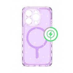 Чехол силиконовый ITSKINS SUPREME R SPARK MagSafe для iPhone 15 Pro, сиреневый