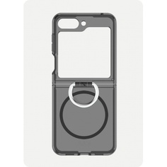 Чехол-накладка AVANA ICE RING Compatible with MagSafe для Samsung Galaxy Z Flip 5, дымчатый
