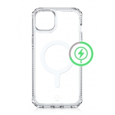 Чехол-накладка ITSKINS HYBRID R CLEAR MagSafe для iPhone 15 /14 (6.1"), прозрачный