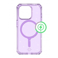 Чехол-накладка ITSKINS HYBRID R SPARK w/MagSafe для iPhone 15 Pro Max (6.7"), сиреневый