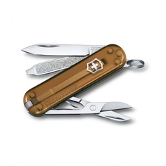 Нож-брелок Victorinox Classic SD Colors, 58 мм, 7 функций, "Chocolate Fudge"