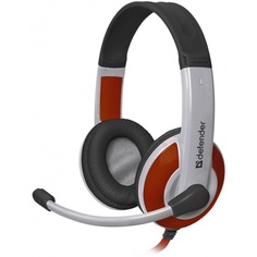 Наушники Defender Warhead G-120 красный + белый (64098)