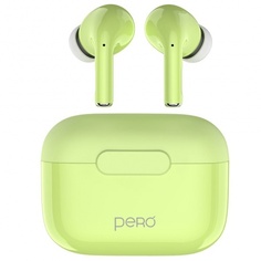 Наушники PERO TWS06 COMFORT Green ПЕРО