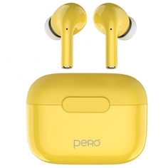 Наушники PERO TWS06 COMFORT Yellow ПЕРО