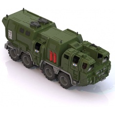 Военный тягач Нордпласт "Щит" с кунгом 57,5 см (камуфляж) в инд.коробк Нордпласт.