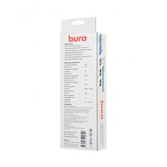 Сетевой фильтр Buro 500SH-1.8-SW-W 1.8м (5 розеток) белый