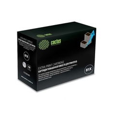 Картридж лазерный Cactus CS-CF281X-MPS черный (30000стр.) для HP LJ Ent M630/M605dn/M606dn/M605x