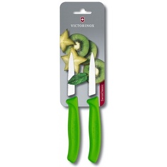 Набор ножей кухонных Victorinox Swiss Classic (6.7636.L114B) 2 шт салатовый