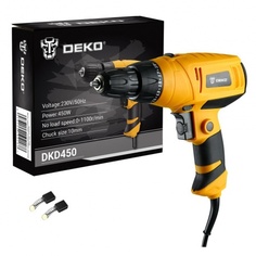 Дрель-шуруповерт сетевая DEKO DKD450 ДЕКО