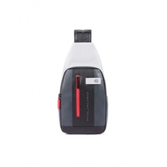 Рюкзак слинг Piquadro Urban, серый/черный CA4536UB00/GRN