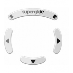 Стеклянные глайды (ножки) для мыши Pulsar Superglide для Logitech GPro Wireless [White]