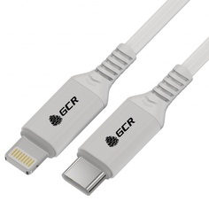 Кабель GreenConnect PREMIUM 1.0m TypeC/Lightning MFI POWER DELIVERY 18 W, белый силикон (GCR-53533)