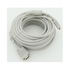 Кабель CABLE15 DB15 (m) DB15 (m) 15м феррит.кольца серый Noname