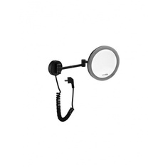 Зеркало с 3-х кратным увеличением WasserKRAFT K-1004BLACK с LED-подсветкой 9062554