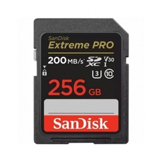 Карта памяти 256Gb SanDisk Extreme Pro SDXC UHS-I U3 V30 (200/140 MB/s)