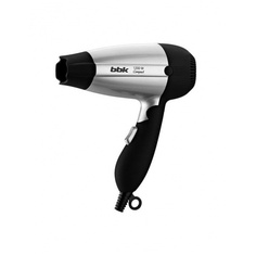 Фен BBK BHD1200 черный/серебро