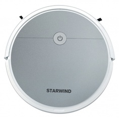 Робот-пылесос Starwind SRV4570 15Вт, сухая и влажная уборка, серебристый/белый