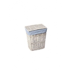 Плетеная корзина для белья с крышкой WasserKRAFT Lippe WB-450-S 9062255