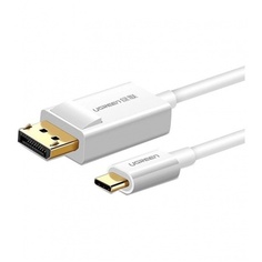 Кабель UGREEN MM139 (40420) USB Type C to DP Cable. 1,5 м. белый