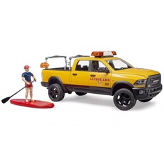 Внедорожник RAM 2500 спасательный с фигуркой, доской и звуковым модулем Bruder 02506