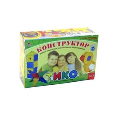 Конструктор ТИКО "Фантазер" 131 деталь цветная коробка Рантис
