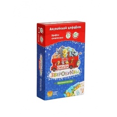Развивающая настольная игра БАНДА УМНИКОВ УМ043 Зверобуквы English