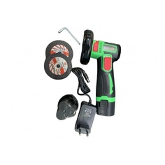 Углошлифовальная машина Zitrek AG 12 (75мм, 12 B, Li-Ion акк. 2x2.0Ач)