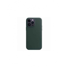 Чехол защитный Red Line для iPhone 14 Pro, для MagSafe, кожаный, оливковый