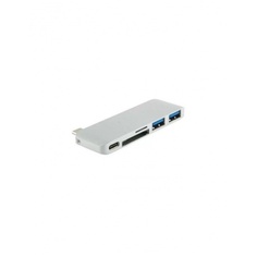 Адаптер Barn&Hollis Type-C 5 in 1 для MacBook, серебристый УТ000027058