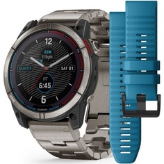 Смарт-часы Garmin Quatix 7x Sapphire Solar титановый 51мм