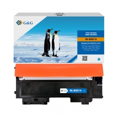Тонер-картридж G&G HP W2071A/117A синий 0.7k с чипом GG