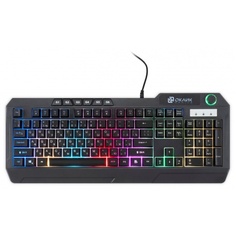 Клавиатура Oklick 715G черный USB Multimedia for gamer LED (1680657)