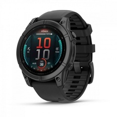 Умные часы Garmin Fenix E AMOLED темно-серый, черный 47мм
