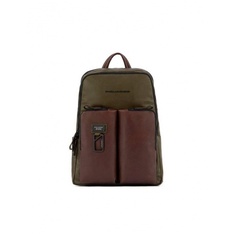 Рюкзак унисекс Piquadro Harper, зеленый/коричневый натур.кожа CA3869AP/VETM