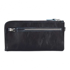Мультипортмоне Piquadro Blue Square, черное, 22,5х11,5х1,5 см AC2648B2/N