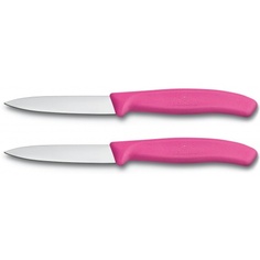 Набор ножей кухонных Victorinox Swiss Classic (6.7606.L115B) 2 шт розовый