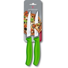 Набор ножей кухонных Victorinox Swiss Classic (6.7936.12L4B) 2 шт салатовый