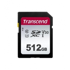 Карта памяти Transcend 512Gb 300S SDXC UHS-I U3 V30 (95/45 MB/s)