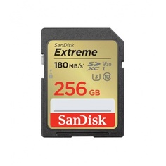 Карта памяти SDXC 256GB SanDisk Extreme UHS-I Class 3 (U3) V30 180/90 MB/s (SDSDXVV-256G-GNCIN)