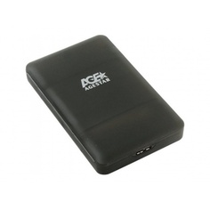 Внешний корпус для HDD/SSD AgeStar 3UBCP3 SATA пластик черный 2.5"