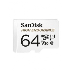 Карта памяти SanDisk High Endurance 64Gb MicroSD XC Video Class 30 SDSQQNR-064G-GN6IA