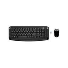 Набор клавиатура+мышь HP 300 USB черный