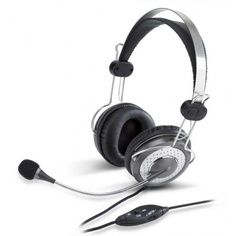 Наушники Genius HS-04SU серый накладные (оголовье)