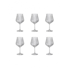 Набор бокалов для вина TULIPA OPTIC 6шт 600мл CRYSTALEX CR600101TO