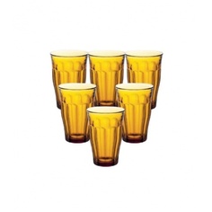 Набор стаканов французских PICARDIE AMBER 6шт 360мл DURALEX 1029DB06A0111